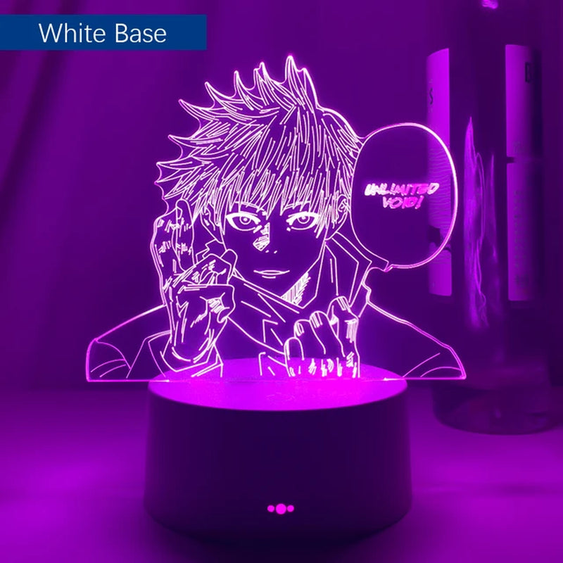 New Anime Lamp Jujutsu Kaisen Satoru Gojo Led Night Light for Bedroom Decor Birthday Gift Satoru Gojo Light Jujutsu Kaisen Prize