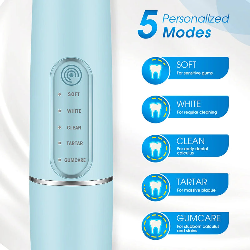 Waterproof Electric Toothbrush Ultrasonic Sonic Dental Scaler