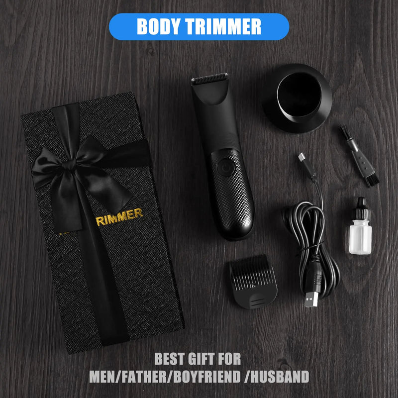 Body Hair Trimmer for Men Electric Groin Hair Trimmer Rechargeable Ball Shaver Groomer