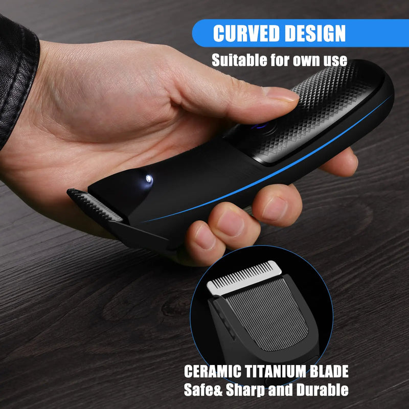 Body Hair Trimmer for Men Electric Groin Hair Trimmer Rechargeable Ball Shaver Groomer