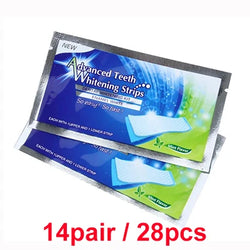  Pairs Gel Teeth Whitening Strips Stain Removal Oral Hygiene Care 