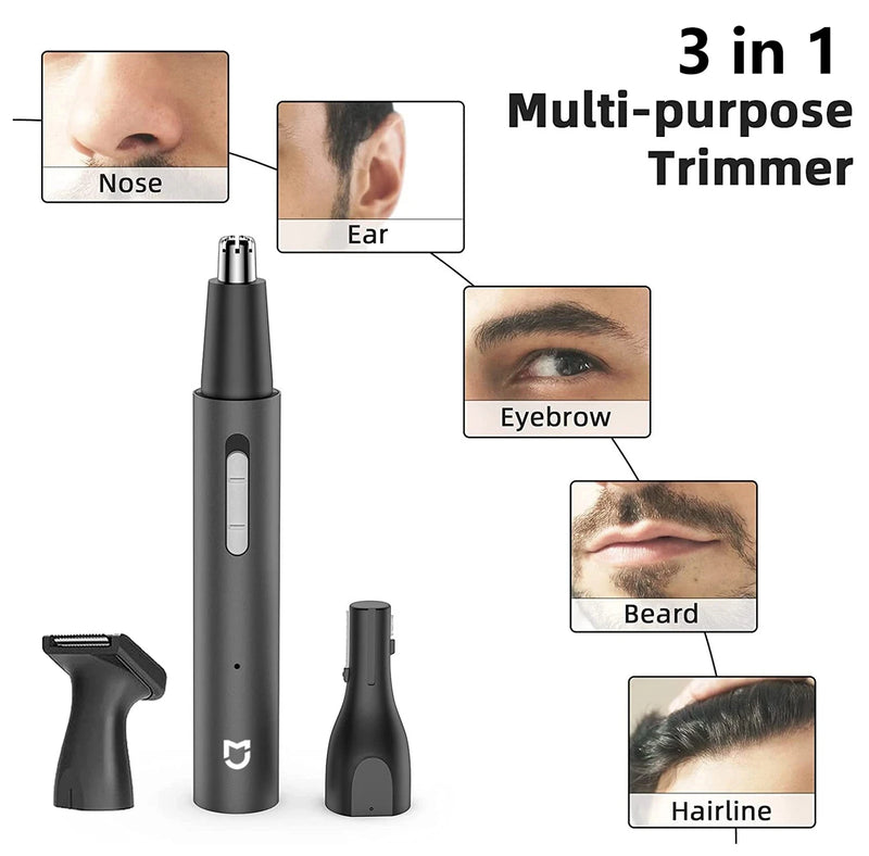 Electric Nose Ear Hair Trimmer for Men Painless Rechargeable 