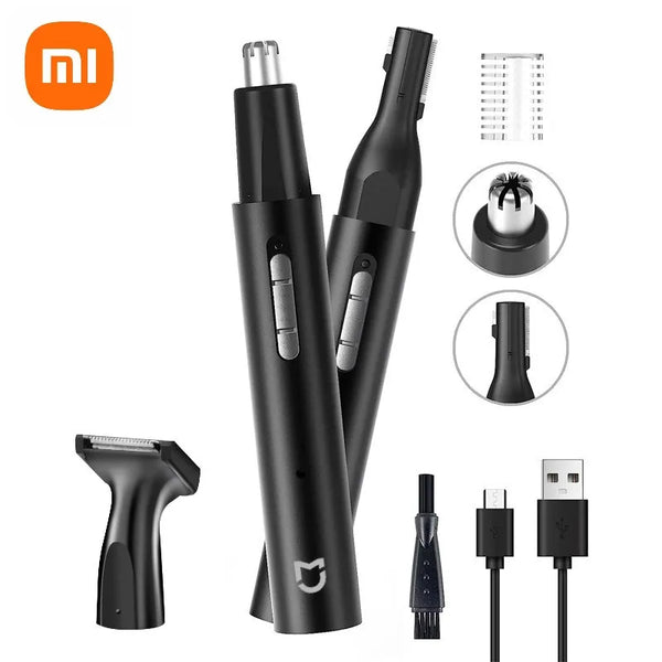 Electric Nose Ear Hair Trimmer for Men Painless Rechargeable 