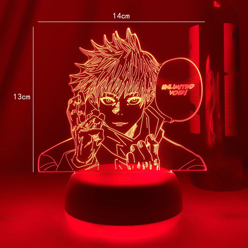 New Anime Lamp Jujutsu Kaisen Satoru Gojo Led Night Light for Bedroom Decor Birthday Gift Satoru Gojo Light Jujutsu Kaisen Prize